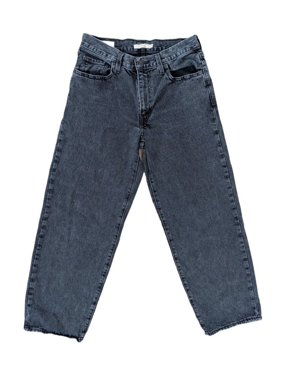 Levi's women's baggy dad jeans 100 cotton faded black size 27 VGUC - Picture 6 of 14